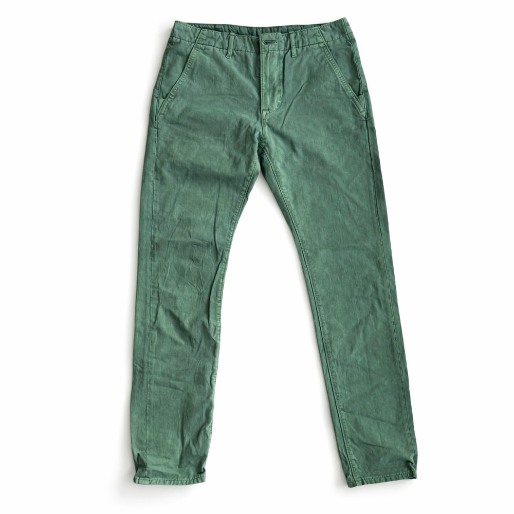 Levi’s Green Slim Fit Chino Pants Men’s 30x32 Sage/Mint Cotton Casual Trousers